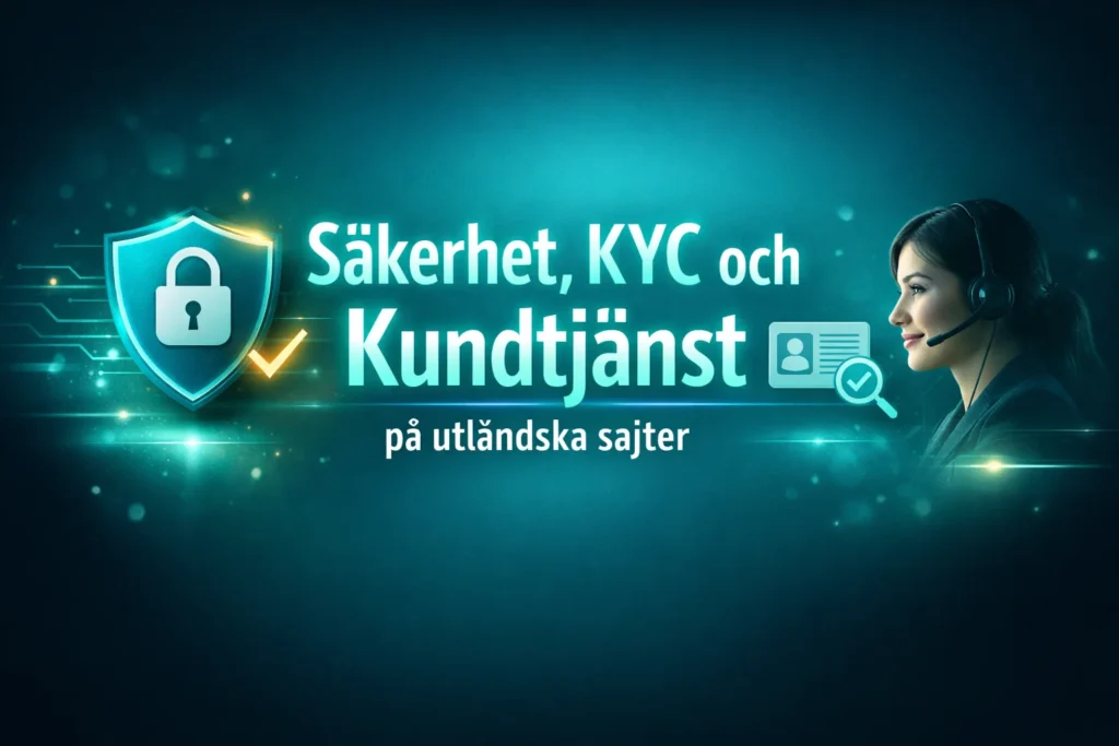 Säkerhet, KYC och Kundtjänst