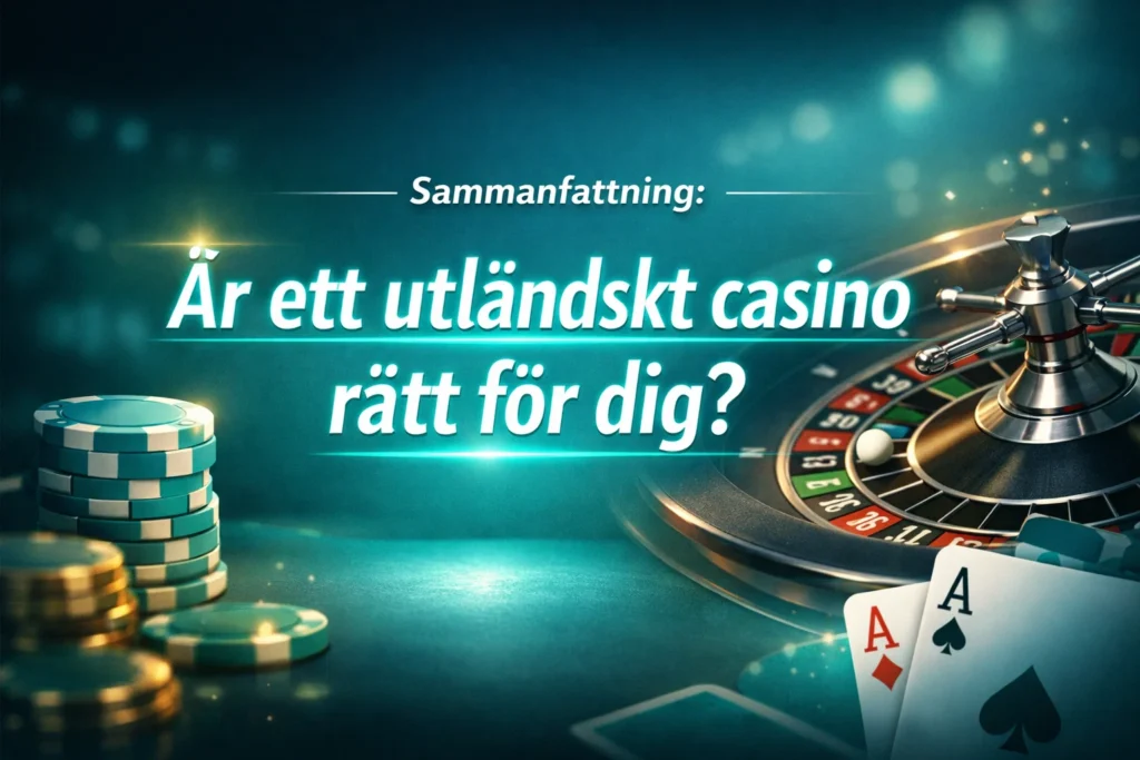 Är ett utländskt casino rätt för dig?